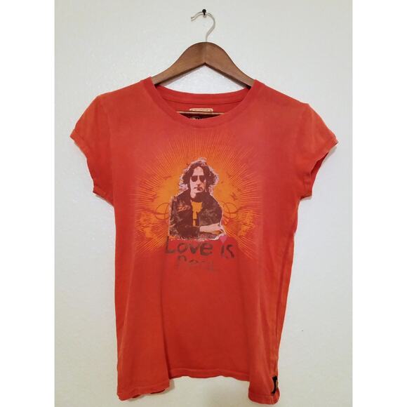 VTG John Lennon Trunk Ltd Edition '06 Love Is Real Real Is Love Beatles T Shirt - Picture 1 of 10